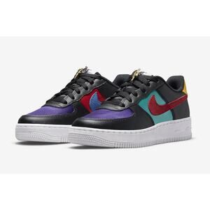 Nike Air Force 1 LV8 EMB NBA WNBA Black Teal DN4178 001 - SIZE 5.5Y / 7.5 WOMEN